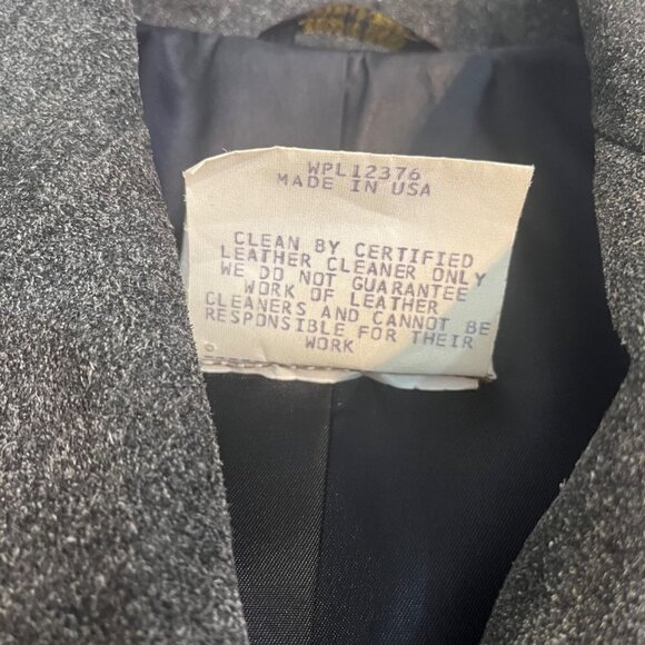 VTG Pioneer Wear Womens Cropped Western Leather Jacket Size 10 Suede 80s Padded - Picture 9 of 12